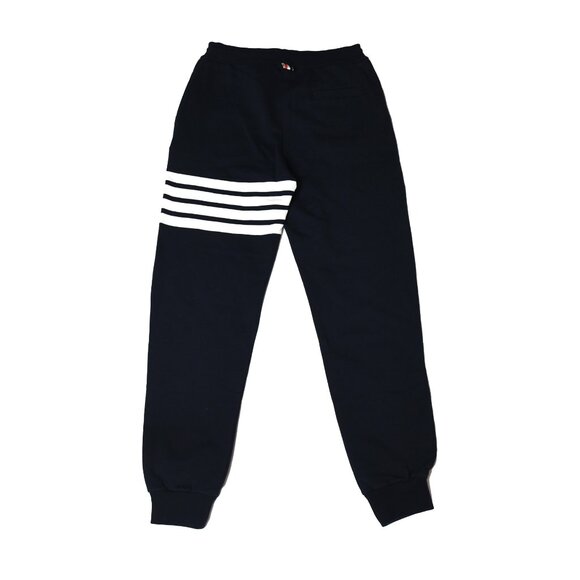 Thom Browne Striped Loopback 4 Bar Sweatpants Navy - Picture 2 of 2